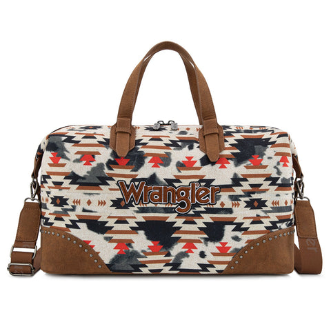 Wrangler Aztec Print Duffle/Crossbody