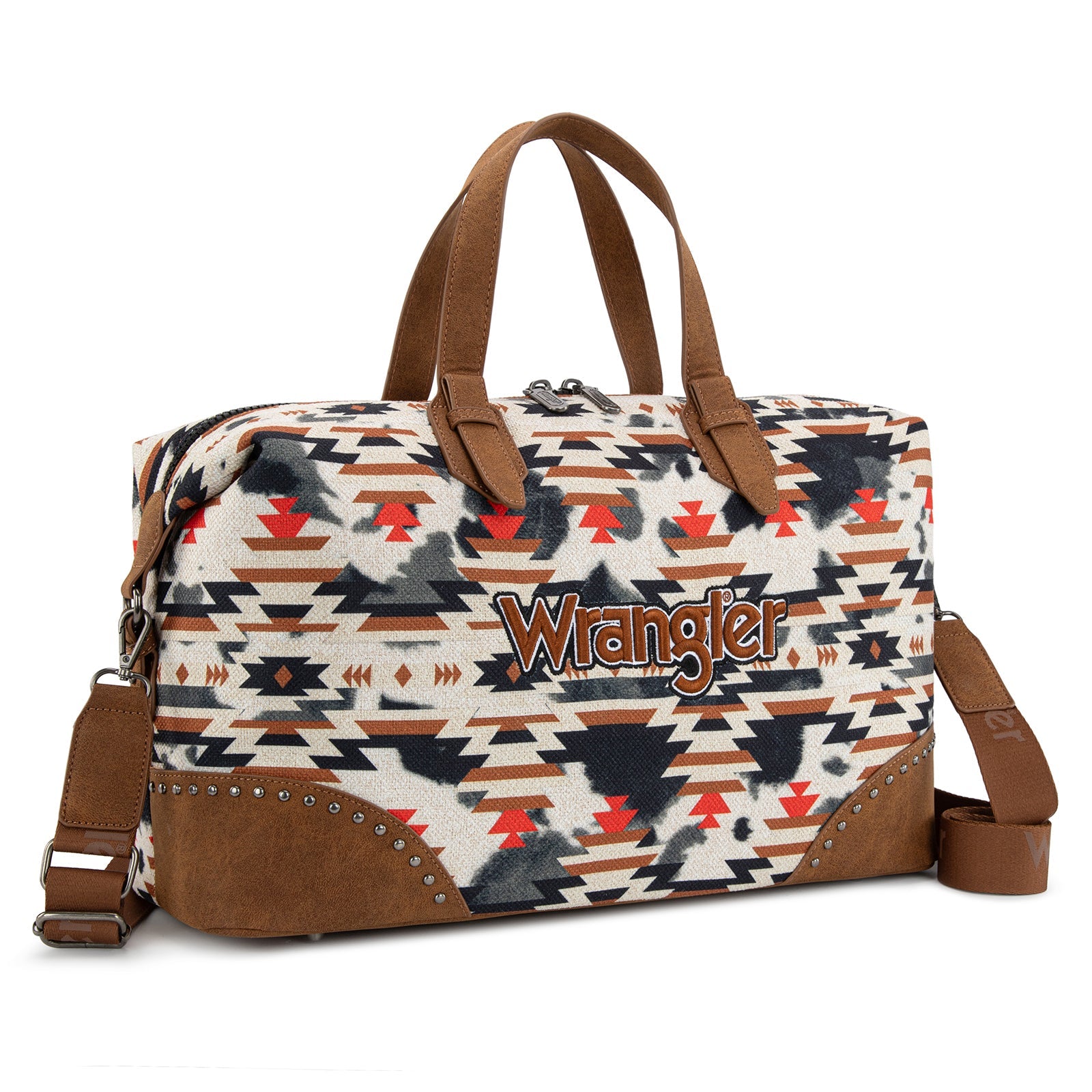 Wrangler Aztec Print Duffle/Crossbody