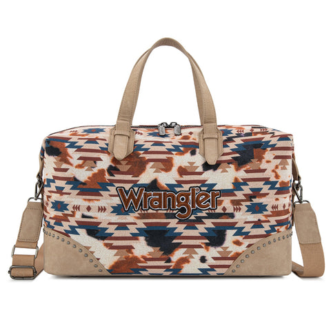 Wrangler Aztec Print Duffle/Crossbody