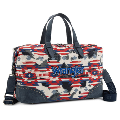 Wrangler Aztec Print Duffle/Crossbody
