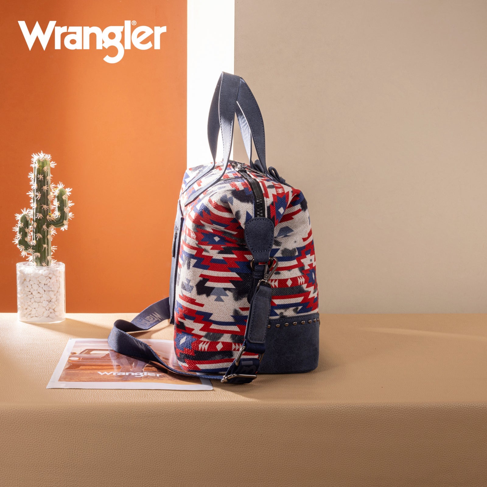 Wrangler Aztec Print Duffle/Crossbody