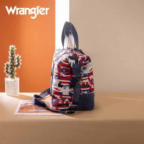 Wrangler Aztec Print Duffle/Crossbody
