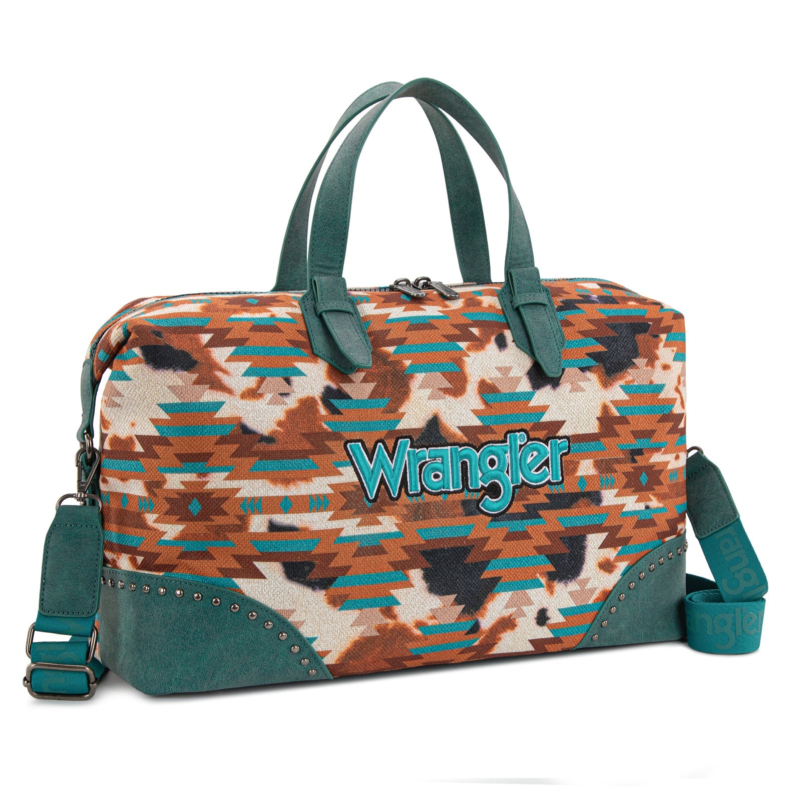 Wrangler Aztec Print Duffle/Crossbody