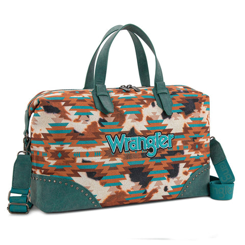 Wrangler Aztec Print Duffle/Crossbody