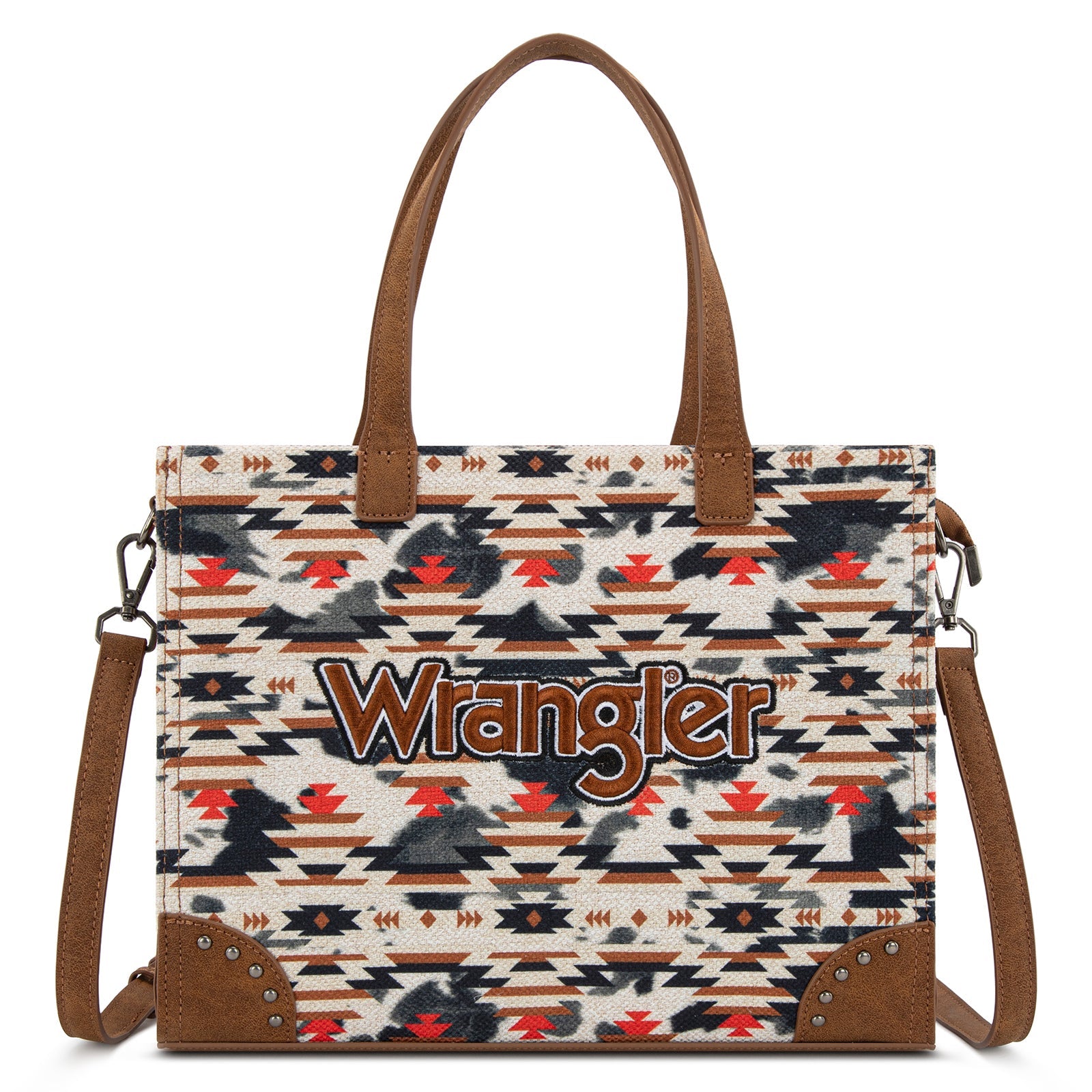 Wrangler Aztec Print Tote/Crossbody