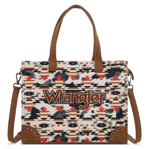 Wrangler Aztec Print Tote/Crossbody