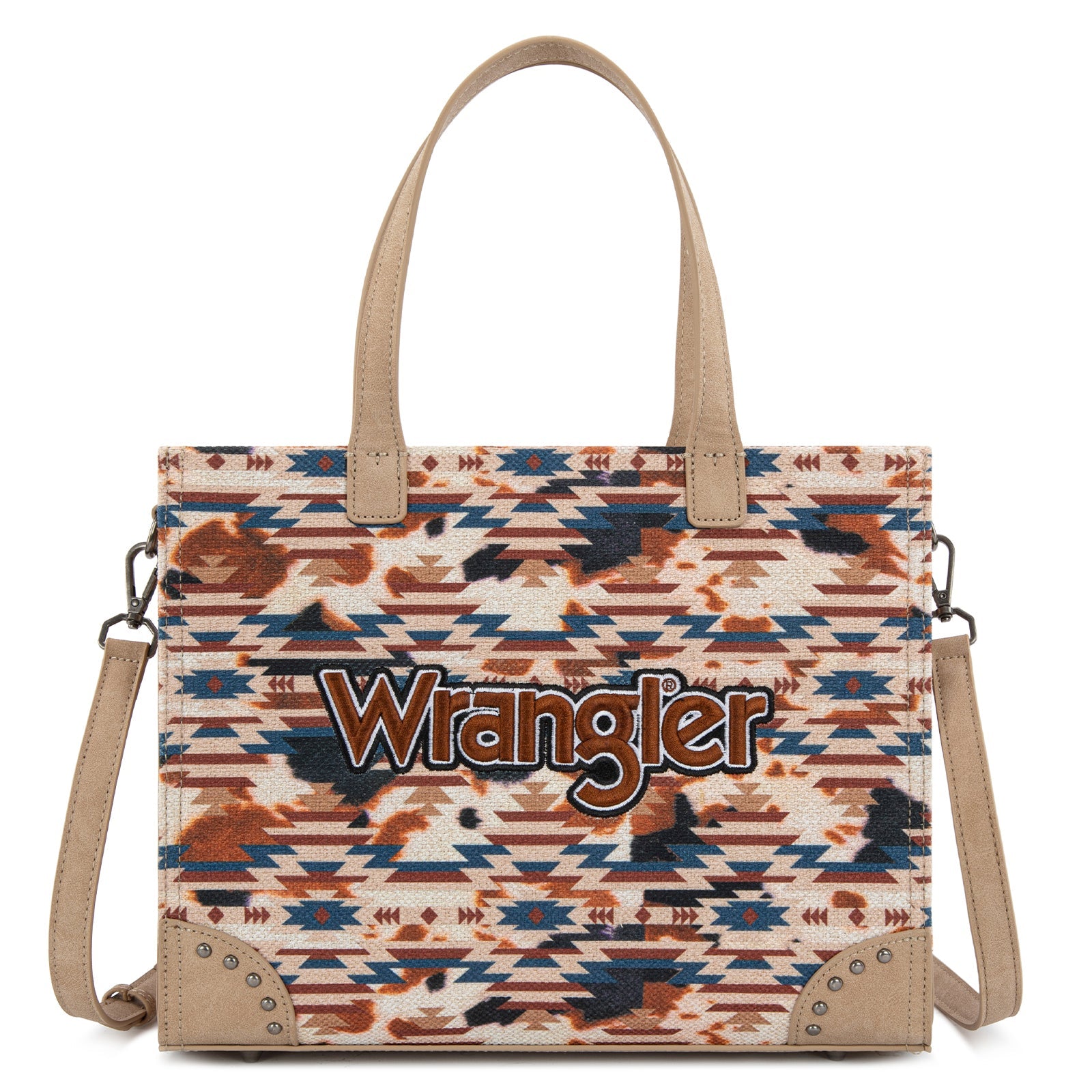 Wrangler Aztec Print Tote/Crossbody