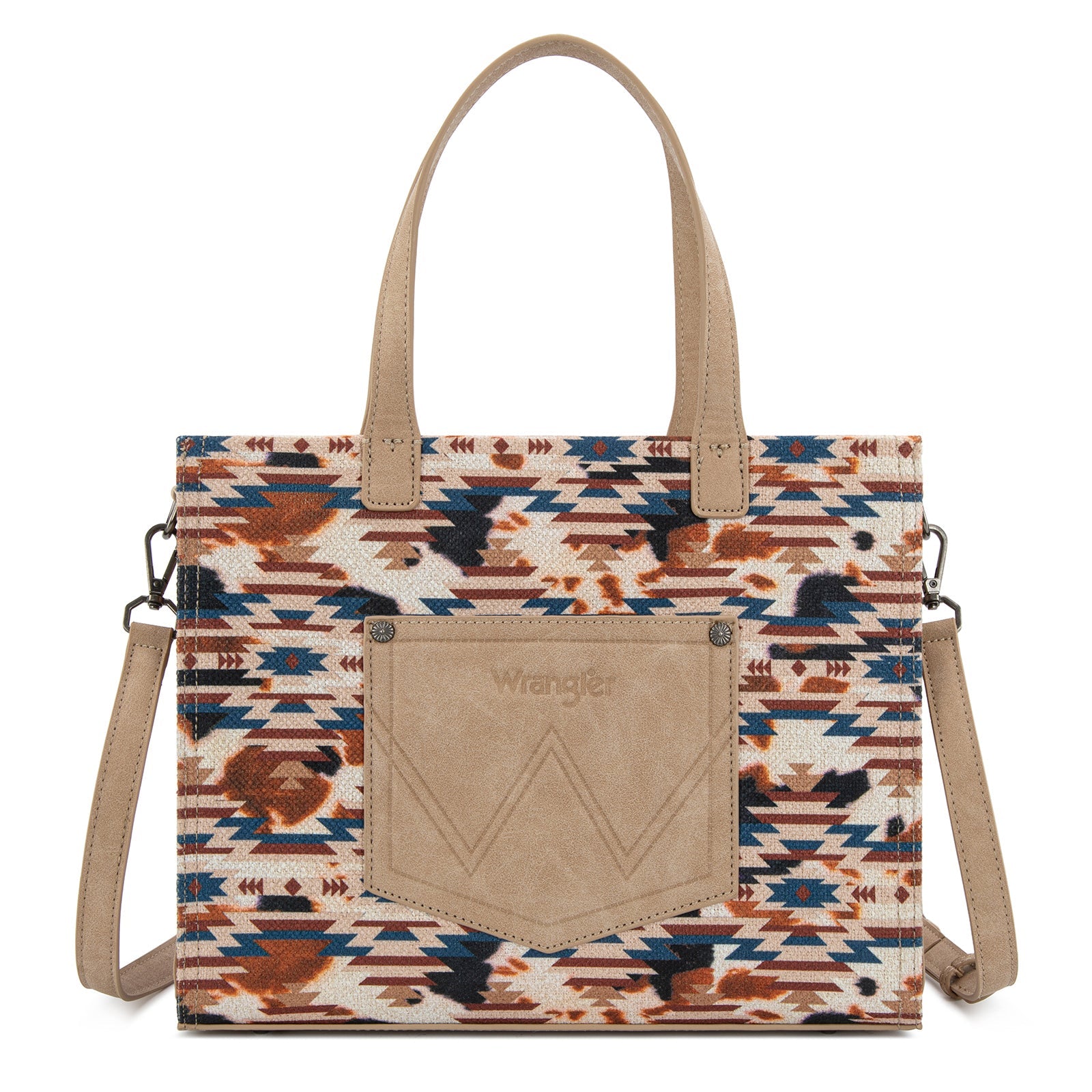 Wrangler Aztec Print Tote/Crossbody