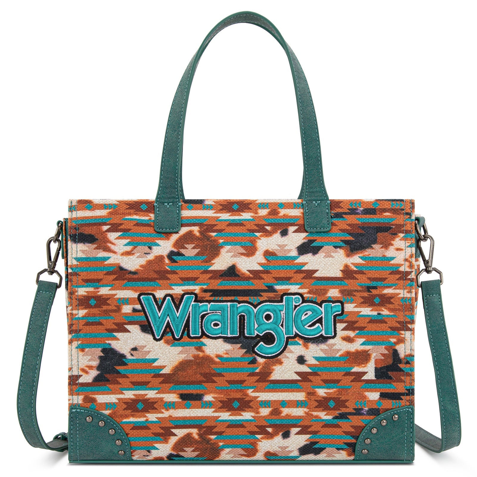 Wrangler Aztec Print Tote/Crossbody