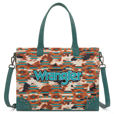 Wrangler Aztec Print Tote/Crossbody