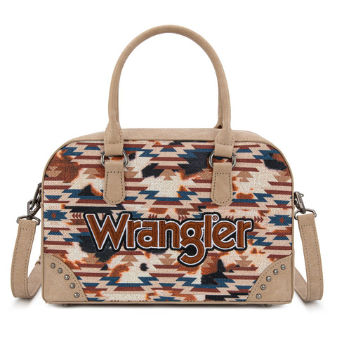 Wrangler Aztec Print Satchel/Crossbody