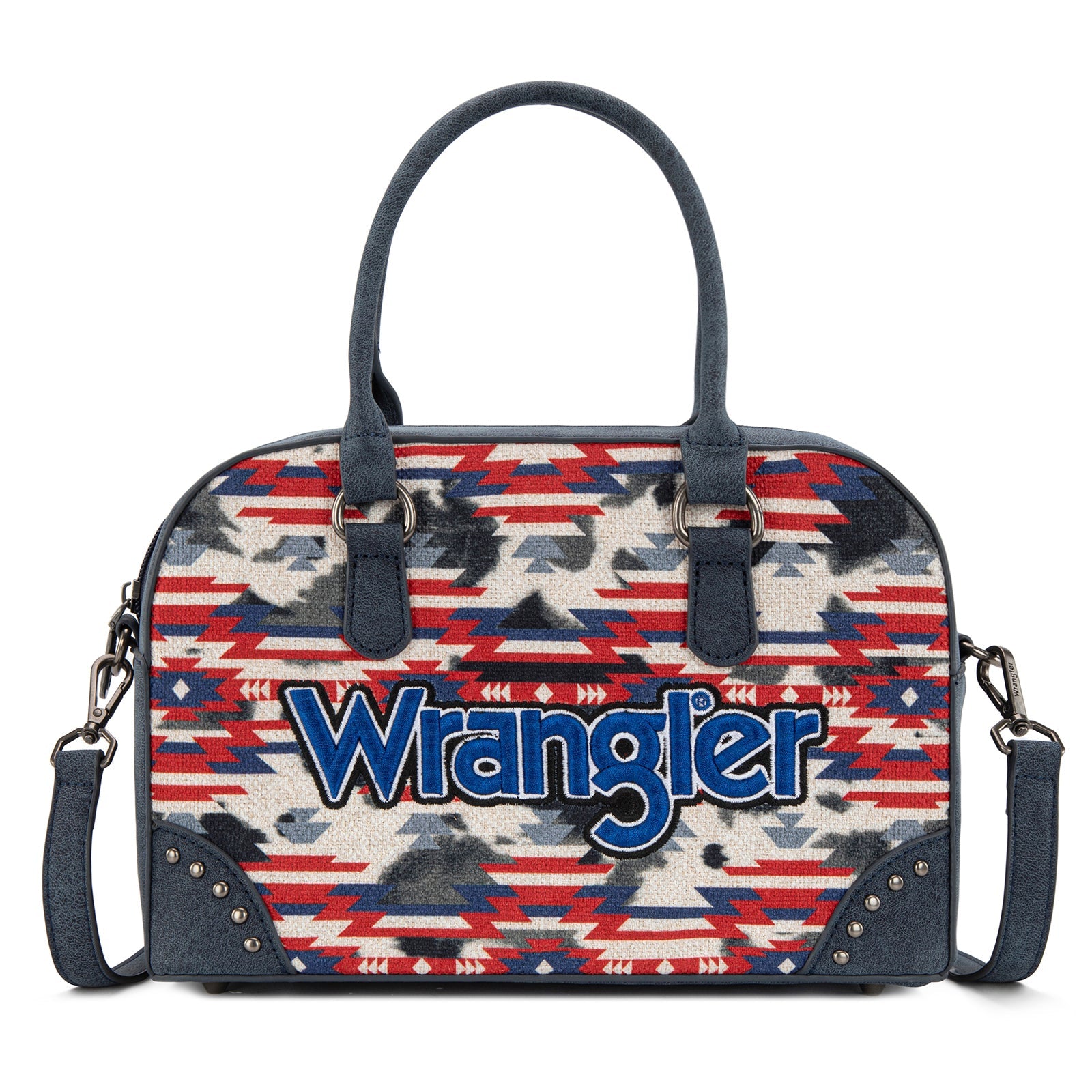 Wrangler Aztec Print Satchel/Crossbody