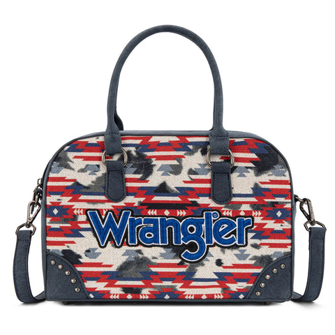 Wrangler Aztec Print Satchel/Crossbody