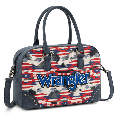 Wrangler Aztec Print Satchel/Crossbody