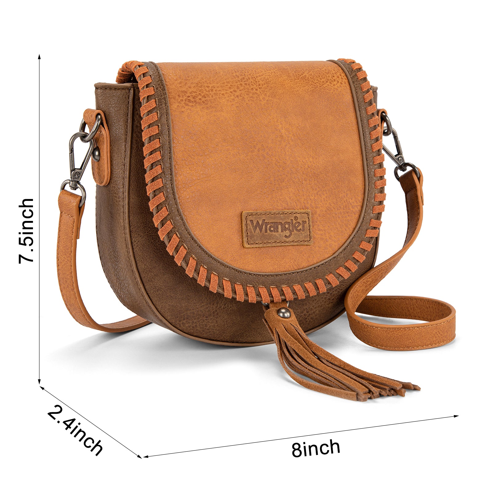 Wrangler Western Whipstitch Crossbody Bag