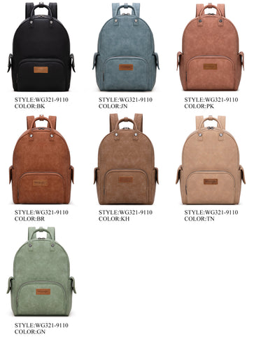 Wrangler Backpack Purse for Women Top-handle Handbags with Adjustable Strap