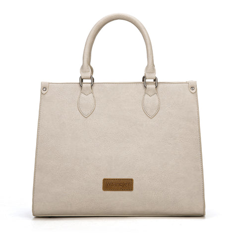 Wrangler Large Tote Bag for Women, Western Purse Work Shoulder Handbag with Crossbody Strap