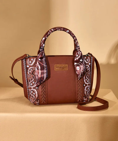 Wrangler Braided Paisley Handbag in BR