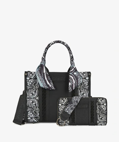Wrangler Western Desert Paisley Tote Bag