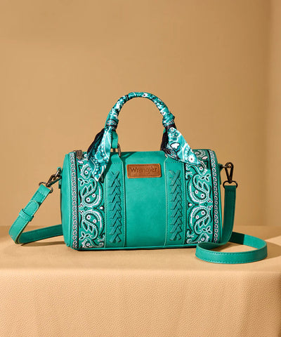 Wrangler Desert Paisley Boston Bag