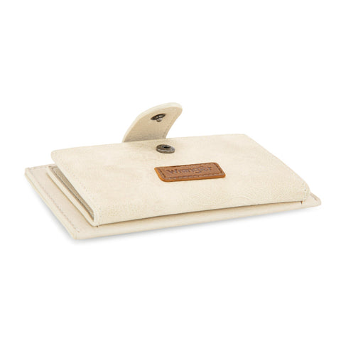 Wrangler Floral Embossed Bi-fold Wallet with Key Ring