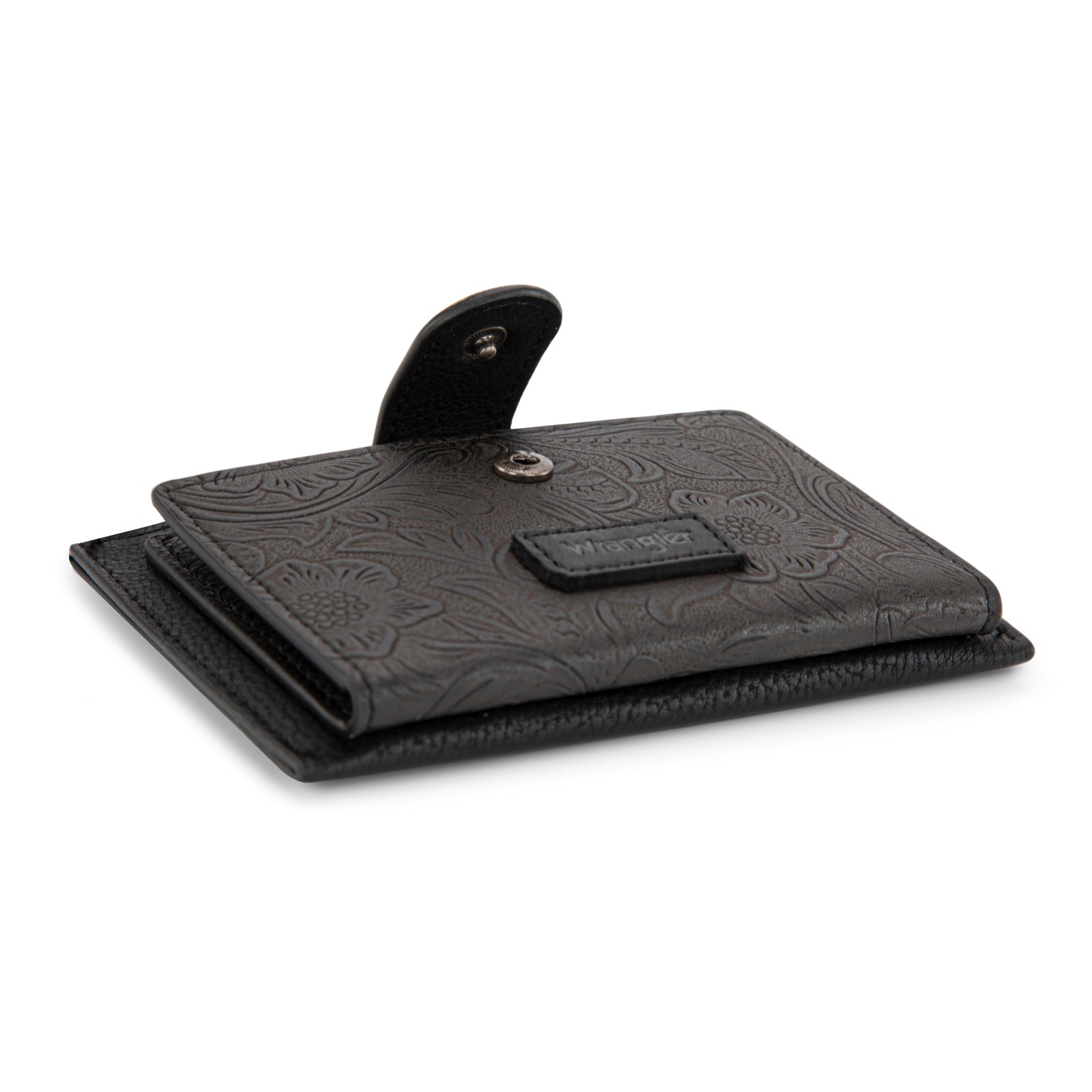 Wrangler Floral Embossed Bi-fold Wallet with Key Ring