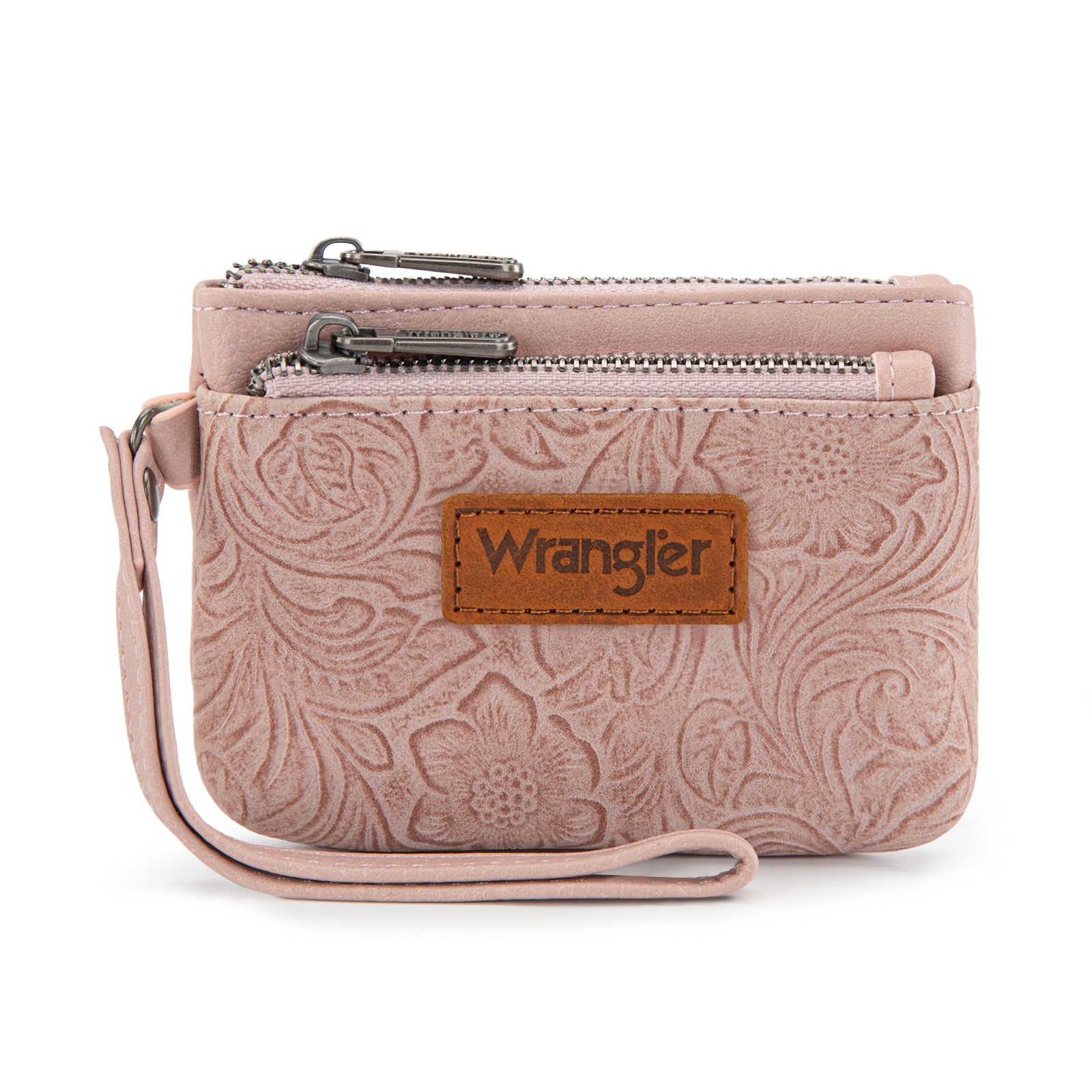 Wrangler Embossed Wristlet Wallet