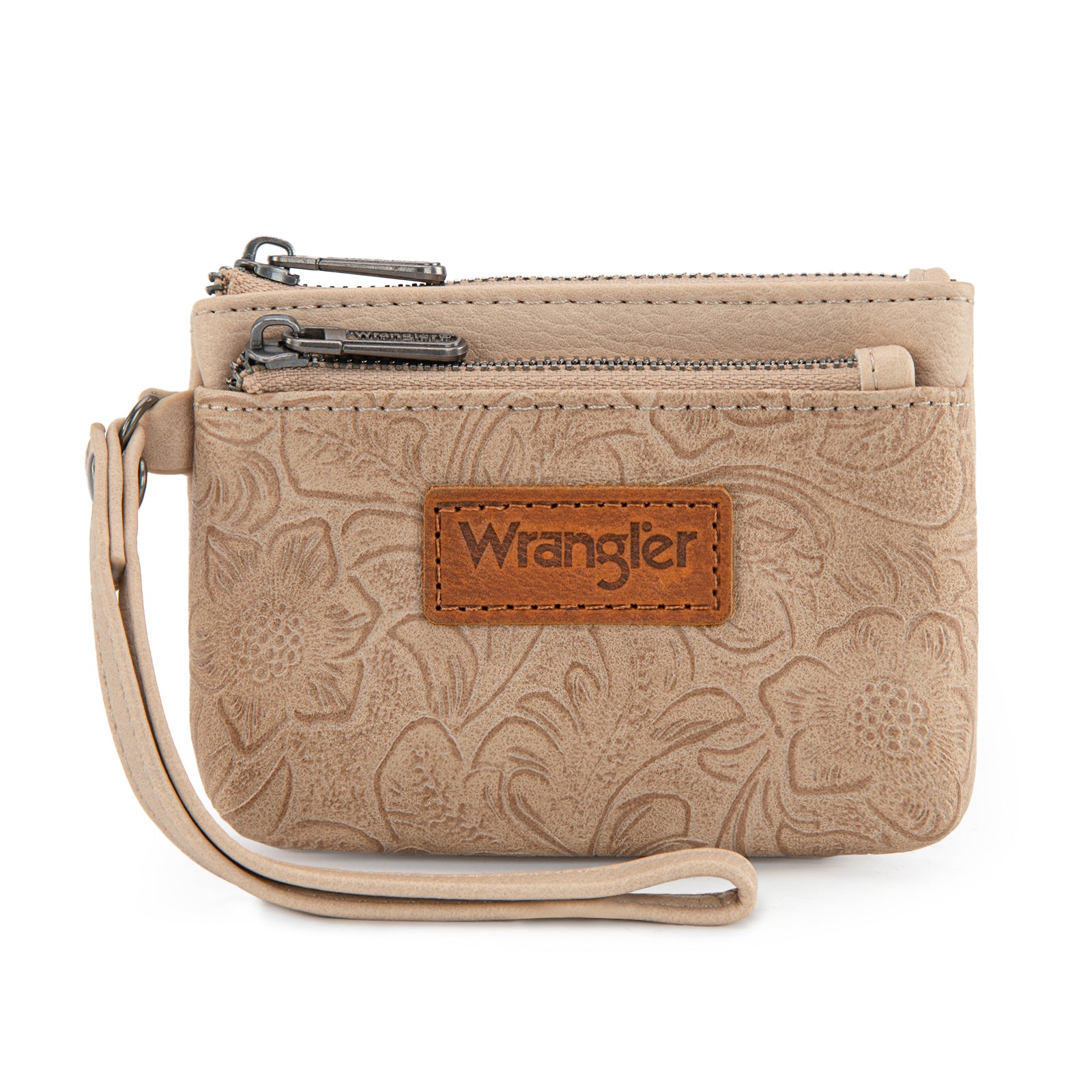 Wrangler Embossed Wristlet Wallet