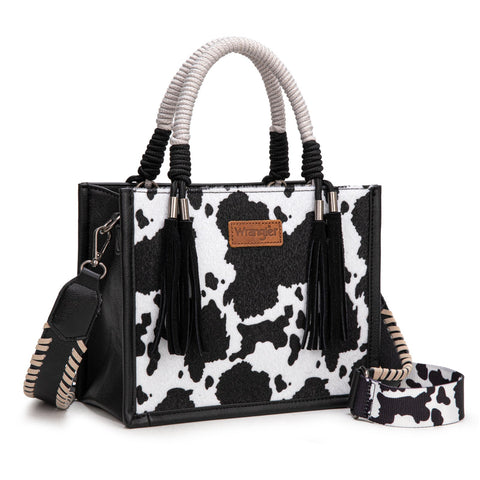 Wrangler Cow Print Tote/Crossbody