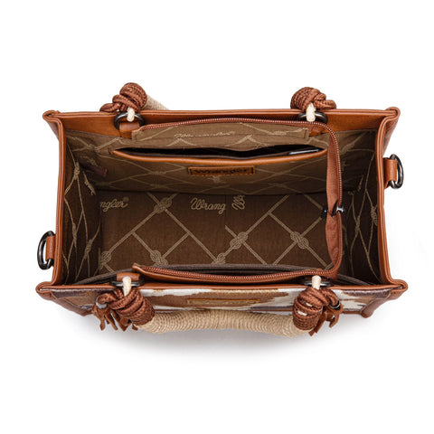Wrangler Cow Print Tote/Crossbody