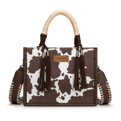 Wrangler Cow Print Tote/Crossbody