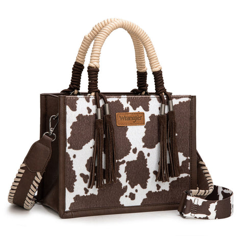 Wrangler Cow Print Tote/Crossbody