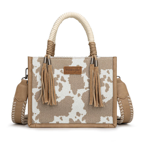 Wrangler Cow Print Tote/Crossbody