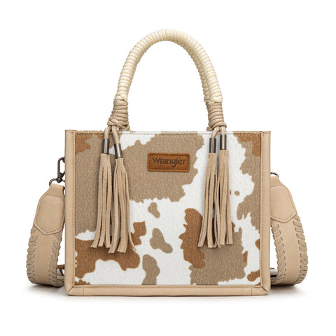Wrangler Cow Print Tote/Crossbody