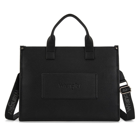 Wrangler Structured Work Tote/Large Carry-All Tote/Crossbody with Pouch
