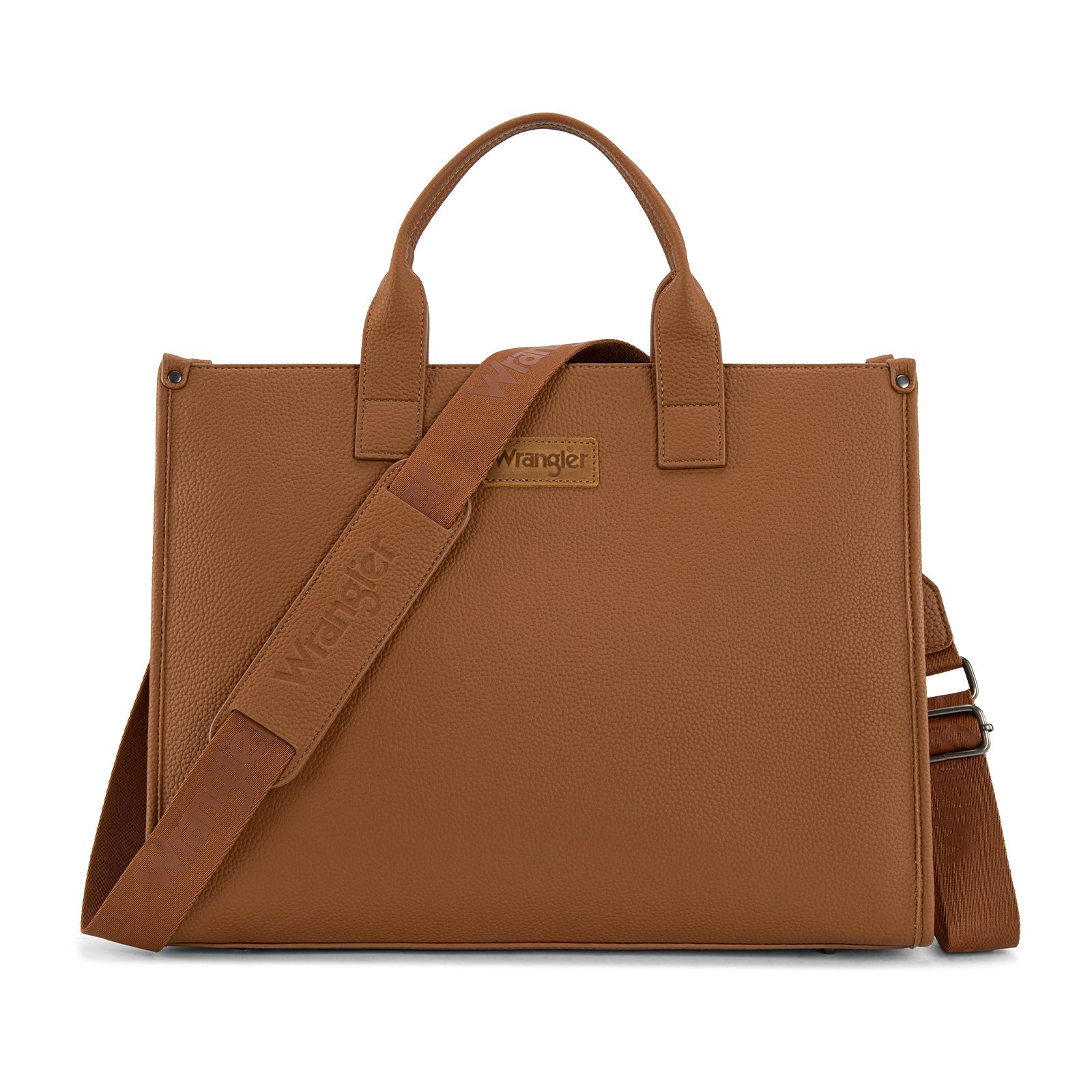 Wrangler Structured Work Tote/Large Carry-All Tote/Crossbody with Pouch