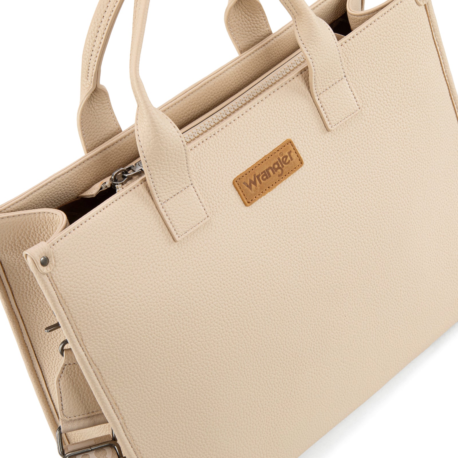 Wrangler Structured Work Tote/Large Carry-All Tote/Crossbody with Pouch