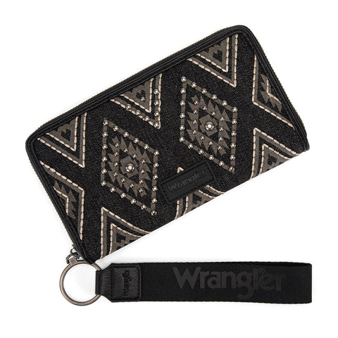 Wrangler Aztec Studded Wallet/Wristlet