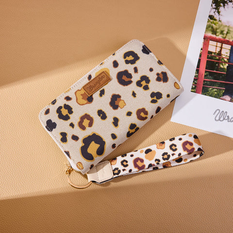 Wrangler Leopard Print Wallet/Wristlet