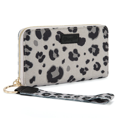 Wrangler Leopard Print Wallet/Wristlet