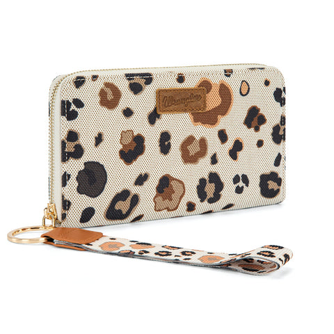 Wrangler Leopard Print Wallet/Wristlet