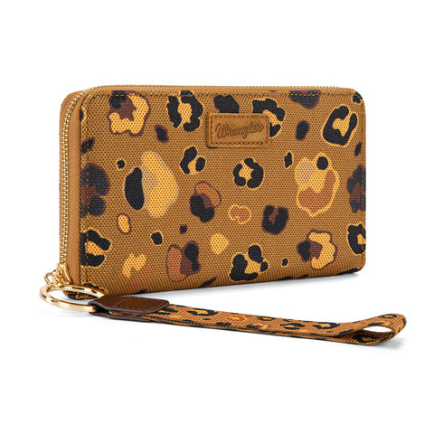 Wrangler Leopard Print Wallet/Wristlet