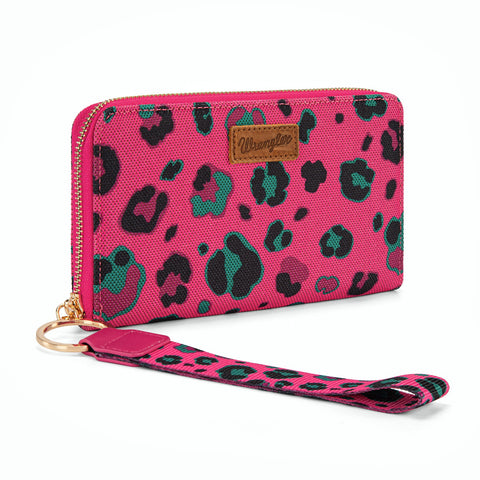 Wrangler Leopard Print Wallet/Wristlet
