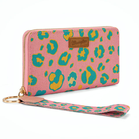 Wrangler Leopard Print Wallet/Wristlet