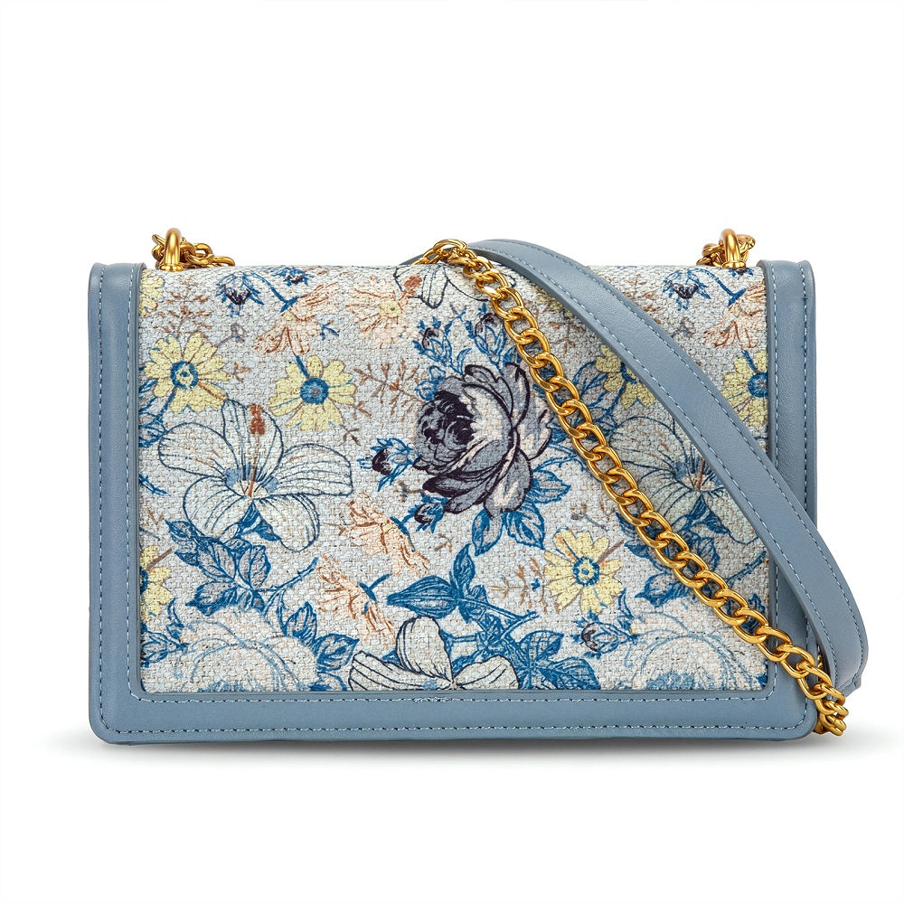 Wrangler Floral Print Chain Crossbody Bag