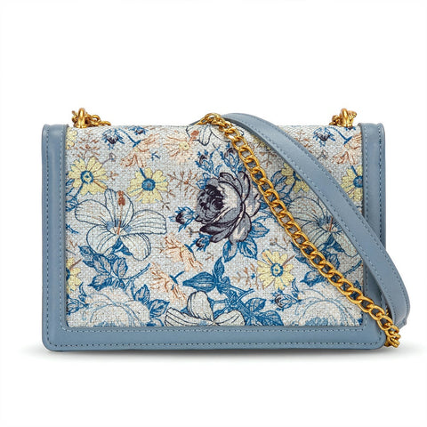 Wrangler Floral Print Chain Crossbody Bag