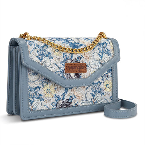 Wrangler Floral Print Chain Crossbody Bag
