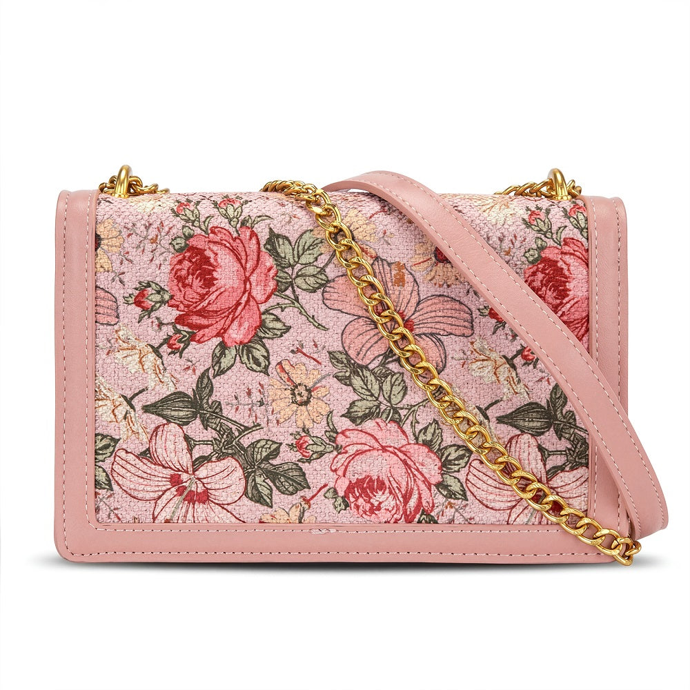 Wrangler Floral Print Chain Crossbody Bag
