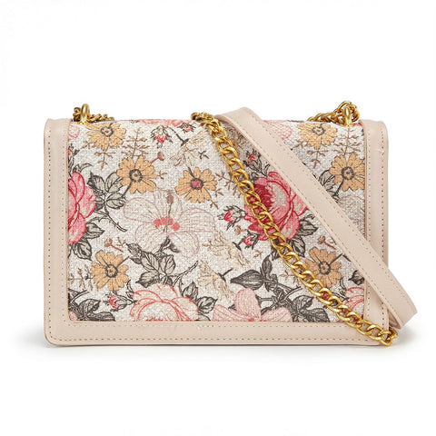 Wrangler Floral Print Chain Crossbody Bag