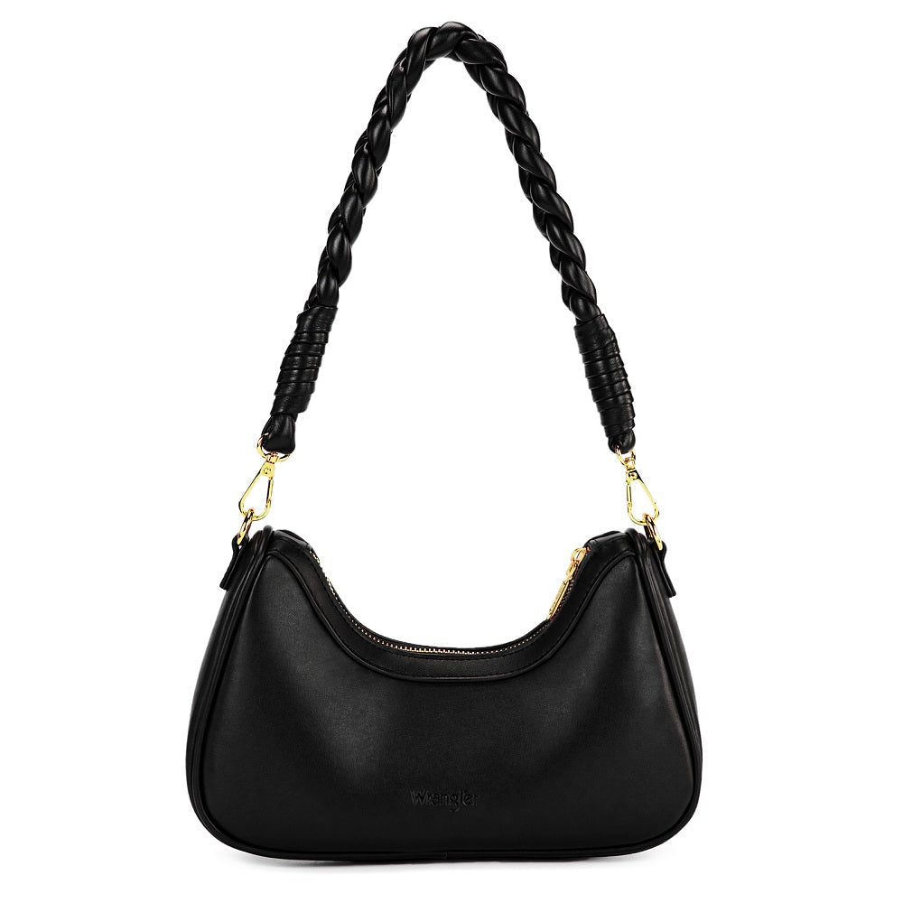 Wrangler Floral Print Braided Hobo Bag